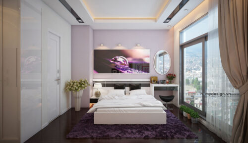 Nội thất cá tính với tông màu đen trắng – Dự án căn hộ Royal City