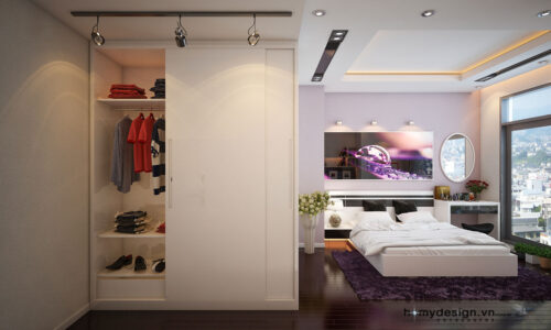 Nội thất cá tính với tông màu đen trắng – Dự án căn hộ Royal City
