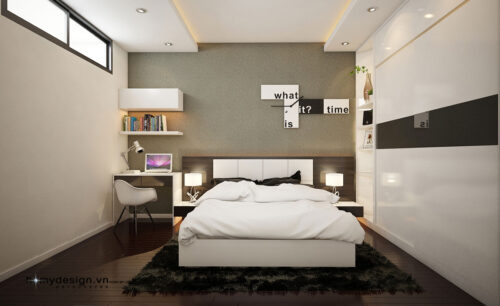 Nội thất cá tính với tông màu đen trắng – Dự án căn hộ Royal City