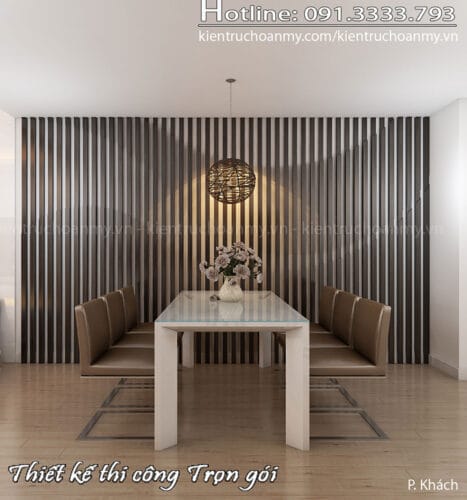 Nội thất cá tính với tông màu đen trắng – Dự án căn hộ Royal City