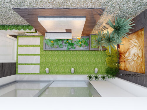 Thiết kế nội thất nhà lô phố hiện đại khu đô thị Văn Phú