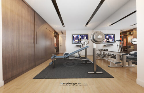 Thiết kế nội thất nhà lô phố hiện đại khu đô thị Văn Phú