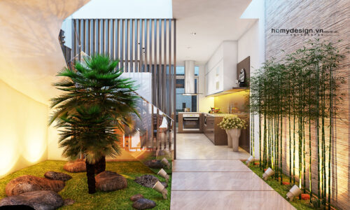 Thiết kế nội thất nhà lô phố hiện đại khu đô thị Văn Phú