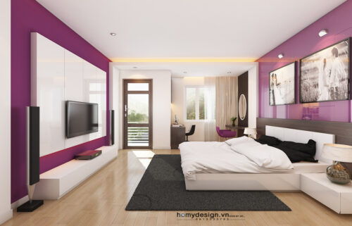 Thiết kế nội thất nhà lô phố hiện đại khu đô thị Văn Phú