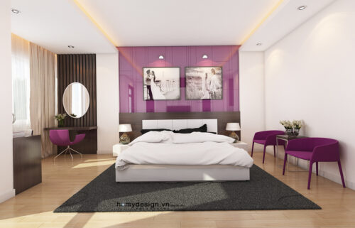 Thiết kế nội thất nhà lô phố hiện đại khu đô thị Văn Phú