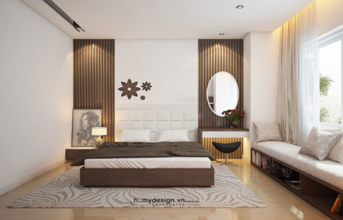 Thiết kế nội thất nhà lô phố hiện đại khu đô thị Văn Phú