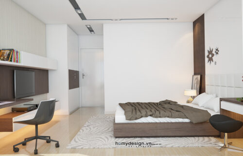 Thiết kế nội thất nhà lô phố hiện đại khu đô thị Văn Phú