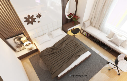 Thiết kế nội thất nhà lô phố hiện đại khu đô thị Văn Phú