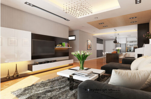 Thiết kế căn hộ chung cư Royal City – Không gian nghệ thuật