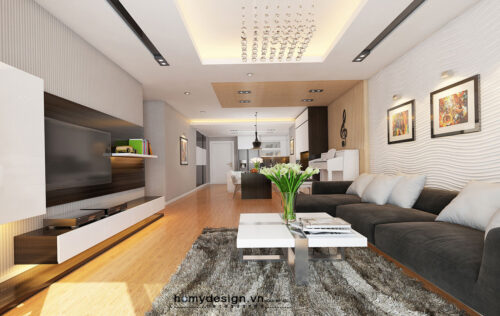 Thiết kế căn hộ chung cư Royal City – Không gian nghệ thuật