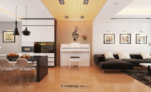 Thiết kế căn hộ chung cư Royal City – Không gian nghệ thuật