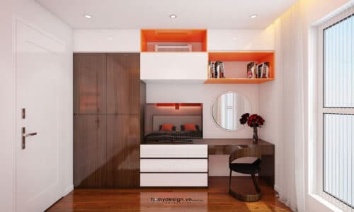 Thiết kế nội thất trọn gói căn hộ cá tính cho đôi vợ chồng trẻ – Mr Bắc