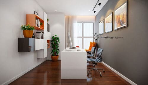 Thiết kế nội thất trọn gói căn hộ cá tính cho đôi vợ chồng trẻ – Mr Bắc