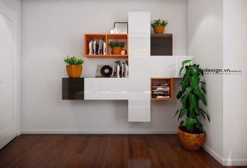 Thiết kế nội thất trọn gói căn hộ cá tính cho đôi vợ chồng trẻ – Mr Bắc