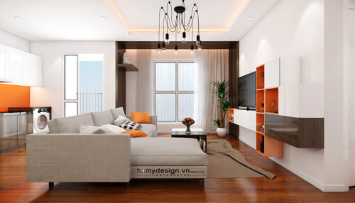 Thiết kế nội thất trọn gói căn hộ cá tính cho đôi vợ chồng trẻ – Mr Bắc