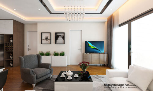 Thiết kế nội thất cao cấp chung cư Time City – Đơn giản & tông màu sáng