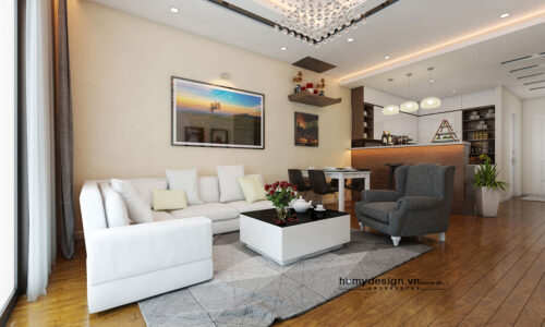 Thiết kế nội thất cao cấp chung cư Time City – Đơn giản & tông màu sáng