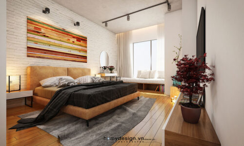 Thiết kế thi công nội thất trọn gói chung cư Loft Style Vũ Phạm Hàm