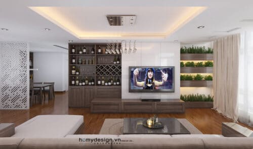 Thiết kế thi công chung cư GOLDEN PALACE Mễ Trì – Mr Hưng