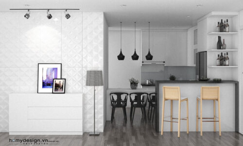 Thiết kế nội thất chung cư Hòa Bình Green City hiện đại, năng động