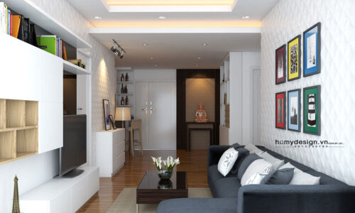 Thiết kế nội thất chung cư Hòa Bình Green City hiện đại, năng động