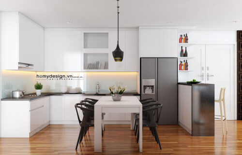 Thiết kế nội thất chung cư Hòa Bình Green City hiện đại, năng động