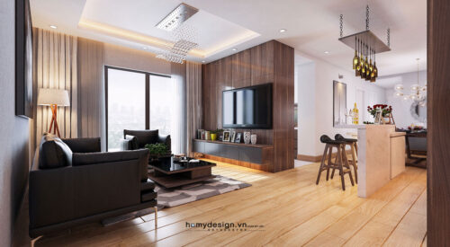 Thiết kế thi công căn hộ cao cấp TIMETOWER Lê Văn Lương