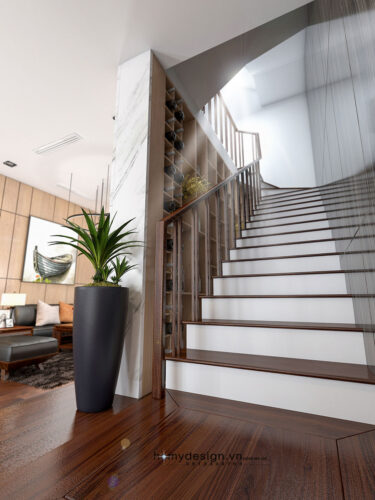 Thiết kế thi công biệt thự nhà vườn KĐT Việt Hưng phong cách hiện đại