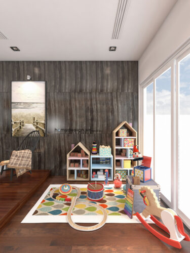 Thiết kế thi công biệt thự nhà vườn KĐT Việt Hưng phong cách hiện đại