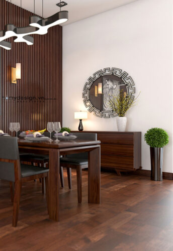 Thiết kế thi công biệt thự nhà vườn KĐT Việt Hưng phong cách hiện đại