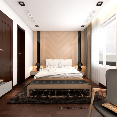 Thiết kế thi công biệt thự nhà vườn KĐT Việt Hưng phong cách hiện đại