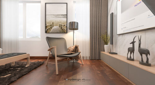 Thiết kế thi công biệt thự nhà vườn KĐT Việt Hưng phong cách hiện đại