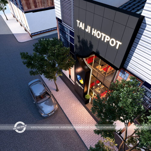 Thiết kế nhà hàng Hot Pot phong cách HongKong tại Hà Nội