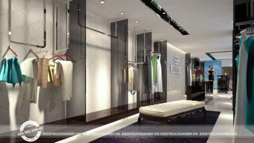 Thiết kế shop thời trang cao cấp diện tích 350m2