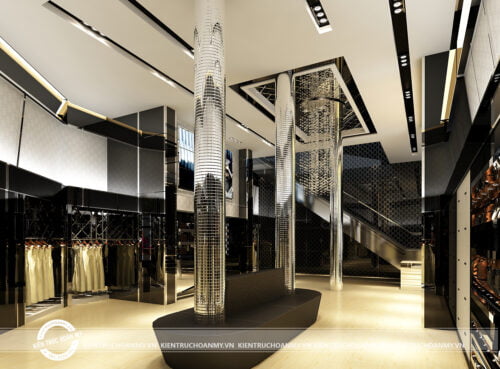 Thiết kế showroom thời trang 550m2 cao cấp