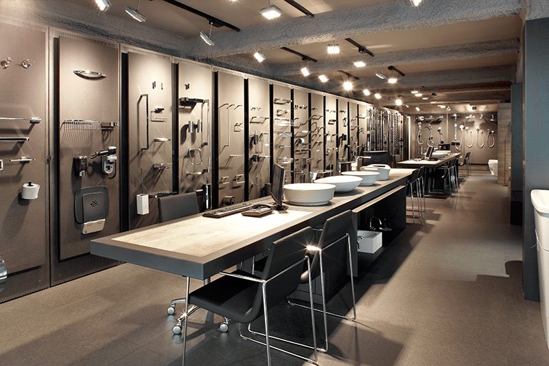 Thiết kế nội thất showroom thiết bị vệ sinh cao cấp, sang trọng