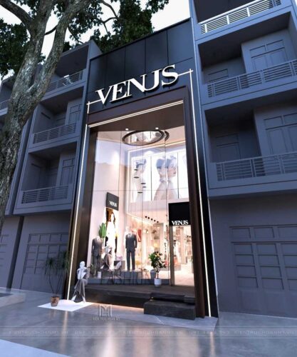 Thiết kế showroom thời trang Venus – Showroom thời trang cao cấp