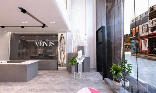Thiết kế showroom thời trang Venus – Showroom thời trang cao cấp