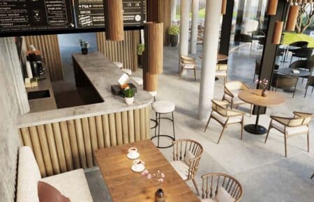 Báo giá chi phí thiết kế quán cafe mới nhất – Kiến trúc Hoàn Mỹ