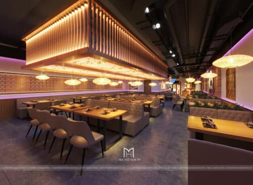 Thiết kế nhà hàng Thái Lan ThaiChang