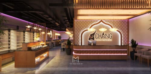 Thiết kế nhà hàng Thái Lan ThaiChang