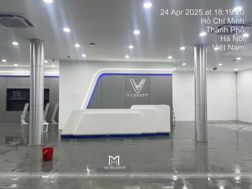 TÌM NHÀ THẦU THIẾT KẾ THI CÔNG SHOWROOM Ô TÔ 3S VINFAST CHUYÊN NGHIỆP