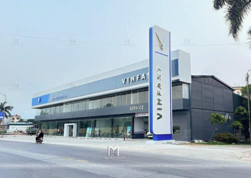 TÌM NHÀ THẦU THIẾT KẾ THI CÔNG SHOWROOM Ô TÔ 3S VINFAST CHUYÊN NGHIỆP