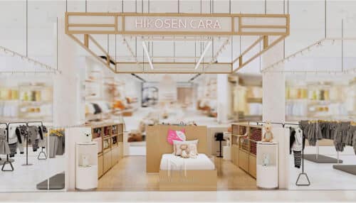 Thiết kế thi công gian hàng Hà Nội Center cho chuỗi showroom Hikosen Cara