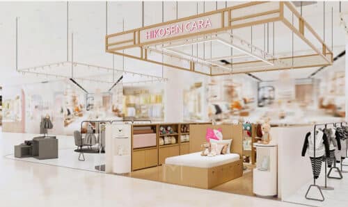 Thiết kế thi công gian hàng Hà Nội Center cho chuỗi showroom Hikosen Cara