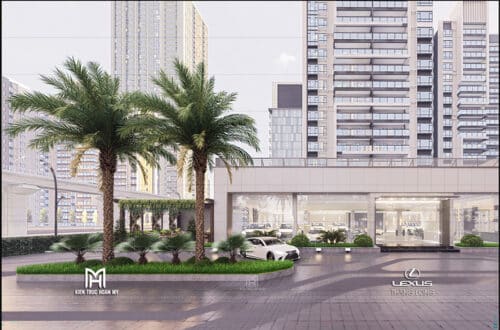 Trải nghiệm năm giác quan – Dấu ấn thiết kế showroom ô tô Lexus của Kiến Trúc Hoàn Mỹ