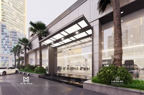 Trải nghiệm năm giác quan – Dấu ấn thiết kế showroom ô tô Lexus của Kiến Trúc Hoàn Mỹ