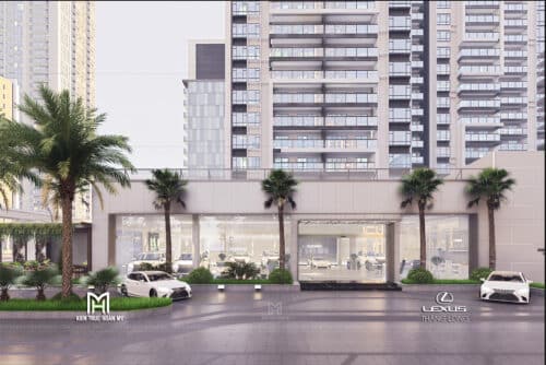 Trải nghiệm năm giác quan – Dấu ấn thiết kế showroom ô tô Lexus của Kiến Trúc Hoàn Mỹ