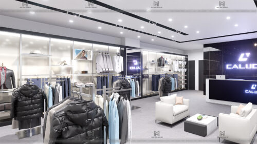 THIẾT KẾ THI CÔNG CHUỖI SHOWROOM THỜI TRANG NAM TRONG TRUNG TÂM THƯƠNG MẠI AEON MALL