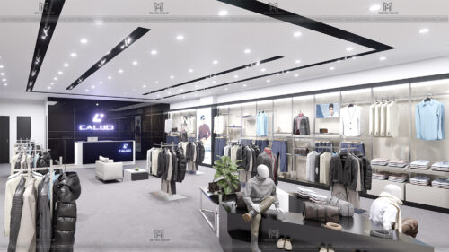 THIẾT KẾ THI CÔNG CHUỖI SHOWROOM THỜI TRANG NAM TRONG TRUNG TÂM THƯƠNG MẠI AEON MALL